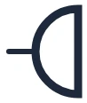 Buzzer symbol in a single-line diagram