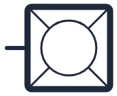 Dishwasher symbol in a single-line diagram