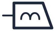 Door lock symbol in a single-line diagram