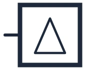 Gas detector symbol in a single-line diagram