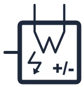 Heat pump symbol in a single-line diagram