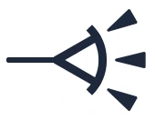 Motion sensor symbol in a single-line diagram