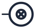 Push button with signal lamp symbol in a single-line diagram