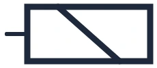 Relay symbol in a single-line diagram