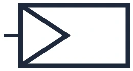 Solar panel symbol in a single-line diagram