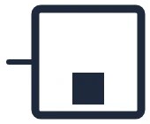 Solid fuel boiler symbol in a single-line diagram