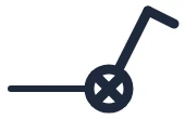 Switch with indicator light symbol in a single-line diagram