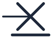 Wall light symbol in a single-line diagram